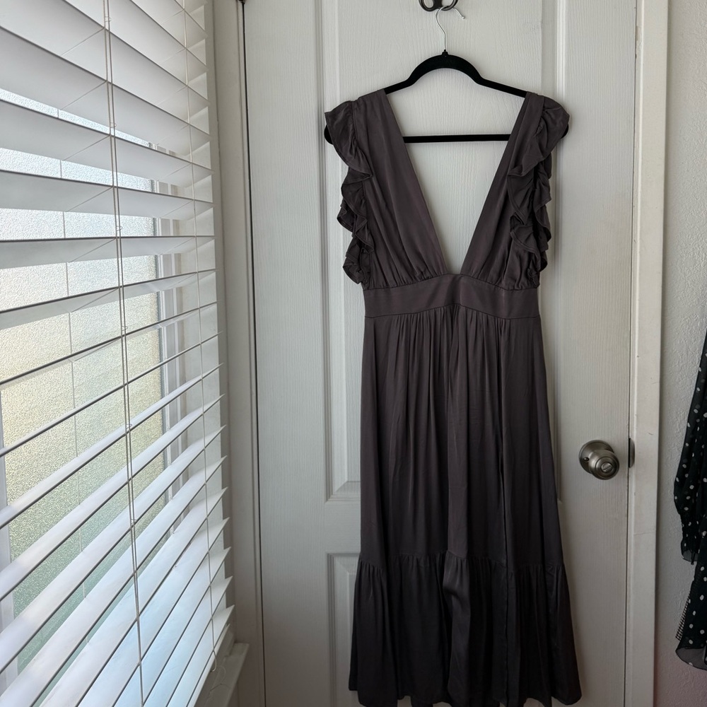 Planet Blue purple midi dress